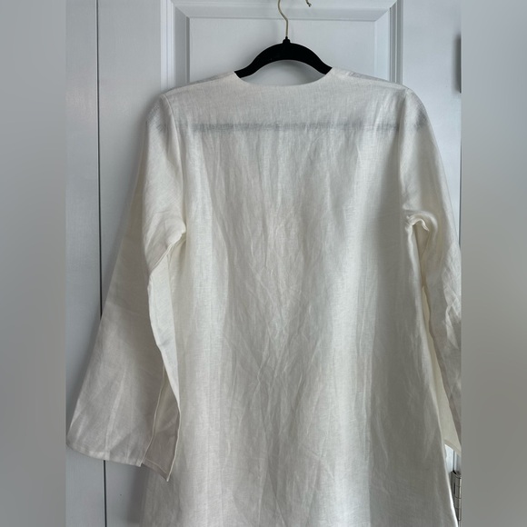 Monday Swimwear Tropea Linen Dress Vanilla Size P/XS - Picture 4 of 10